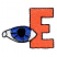 C1: Letter---Spanish Tile(Isacord 40 #1020)&#13;&#10;C2: Eye---White(Isacord 40 #1002)&#13;&#10;C3: Pupil---Nordic Blue(Isacord 40 #1076)&#13;&#10;C4: Outline---Black(Isacord 40 #1234)