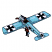 C1: Plane---Island Waters(Isacord 40 #1045)&#13;&#10;C2: Plane Shading---Amazon(Isacord 40 #1206)&#13;&#10;C3: Highlights & Emblems---Eggshell(Isacord 40 #1071)&#13;&#10;C4: Cockpit, Propellers & Coat---Fox(Isacord 40 #1186)&#13;&#10;C5: Scarf---Wildfire(