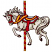 C1: Horse---White(Isacord 40 #1002)&#13;&#10;C2: Shading---Sterling(Isacord 40 #1011)&#13;&#10;C3: Pole---Candlelight(Isacord 40 #1137)&#13;&#10;C4: Saddle---Oxford(Isacord 40 #1222)&#13;&#10;C5: Saddle & Straps---Canary(Isacord 40 #1124)&#13;&#10;C6: Sad