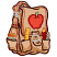 C1: Apple---Spanish Tile(Isacord 40 #1020)&#13;&#10;C2: Stem, Crayon, & Calculator---Bright Mint(Isacord 40 #1510)&#13;&#10;C3: Backpack---Cornsilk(Isacord 40 #1055)&#13;&#10;C4: Backpack Shading---Autumn Leaf(Isacord 40 #1126)&#13;&#10;C5: Calculator, Ru