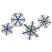 C1: Shimmers---Aqua Marine Metallic(Yenmet/ Isamet #7053)&#13;&#10;C2: Snowflakes---Celestial(Isacord 40 #1028)