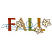 C1: Letter F---Spice(Isacord 40 #1181)&#13;&#10;C2: Letter A---Toffee(Isacord 40 #1126)&#13;&#10;C3: Letter L---Tarnished Gold(Isacord 40 #1227)&#13;&#10;C4: Letter L---Autumn Leaf(Isacord 40 #1126)&#13;&#10;C5: Wind Swirls---Teal(Isacord 40 #1172)&#13;&#