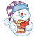 C1: Snowman, Hat & Bauble---White(Isacord 40 #1002)&#13;&#10;C2: Bauble & Snowman Shading---Ice Cap(Isacord 40 #1074)&#13;&#10;C3: Hat Band---Oxford(Isacord 40 #1222)&#13;&#10;C4: Scarf---Daffodil(Isacord 40 #1135)&#13;&#10;C5: Scarf Stripes---Candlelight