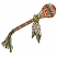 C1: Straps, Feathers & Rattle---Jalapeno(Isacord 40 #1104)&#13;&#10;C2: Rattle---Seaweed(Isacord 40 #1209)&#13;&#10;C3: Rattle & Beads---Terra Cotta(Isacord 40 #1081)&#13;&#10;C4: Feather Tips & Rattle---Lima Bean(Isacord 40 #1177)&#13;&#10;C5: Feather &