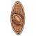 C1: Door Knob---Tan(Isacord 40 #1054)&#13;&#10;C2: Door Knob Shading---Taupe(Isacord 40 #1179)&#13;&#10;C3: Door Knob Details---Rust(Isacord 40 #1058)&#13;&#10;C4: Door Knob Outlines---Mahogany(Isacord 40 #1215)&#13;&#10;C5: Door Knob Highlights---Muslin(