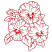 C1: Single Color Design---Poinsettia(Isacord 40 #1147)