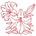 C1: Single Color Design---Poinsettia(Isacord 40 #1147)