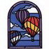 Stain Glass Hot Air Balloons