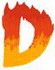 Fire #2 Letter D 96