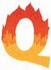 Fire #2 Letter Q 96