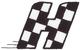 Checkered Flag Letter H