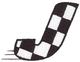 Checkered Flag Letter J