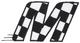 Checkered Flag Letter M