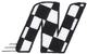 Checkered Flag Letter N