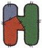 Patchwork Letter H