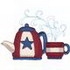 Americana Tea Pot