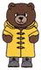 Bear In Raincoat