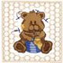 Honey Bear Quilt Square