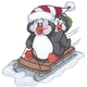 Sledding Penguins