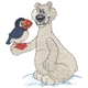 Polar Bear W/puffin