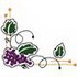 Grapes Art Nouveau