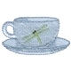 Dragonfly Tea Cup