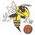 Yellow Jacket W/ Basketball