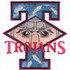 Trojans Applique W/ Accents