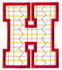 Plaid Letter H