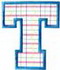 Plaid Letter T