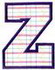 Plaid Letter Z