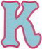 Letter K W\O Banner