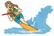 Female Water-skier