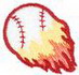 Flaming Baseball