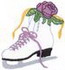 Ice Skate & Rose