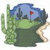 Desert Golf Scene