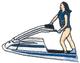 Upright Jet Skier