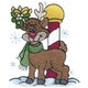 Reindeer W/ Mistletoe