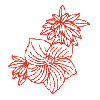 REDWORK FLORAL