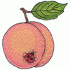 PEACH W/ LADY BUG