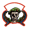 GREEN BERET SKULL CREST