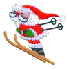 SKIING SANTA