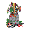 CANDY CANE JAR