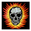 FLAMING SKULL