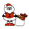 SANTA WITH PRESENTS