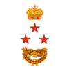 CROWN, STARS & BANNER