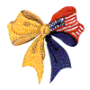 AMERICAN FLAG BOW