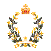 LAUREL WREATH CROWN CREST