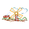 WINDMILL ON A FARM