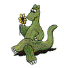 DINOSAUR W/ FLOWER